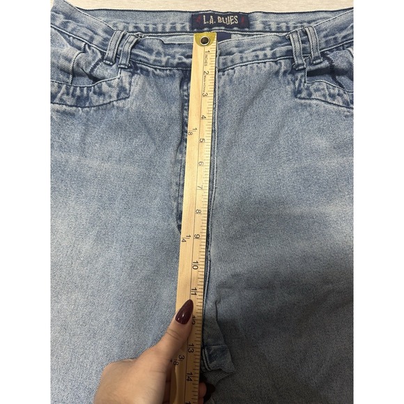 LA Blues Vintage Light Wash Mom Jeans Womens 18 - Picture 3 of 9